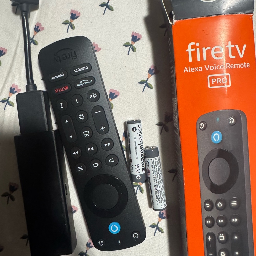 Amazon Fire TV Alexa Voice Remote - Black and Blue